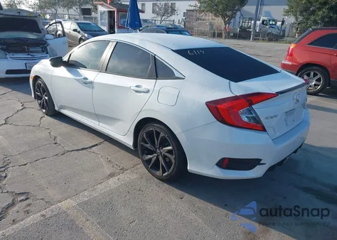 2020 Honda Civic Sport z USA, uszkodzony, nr VIN 19XFC2F8XLE216119